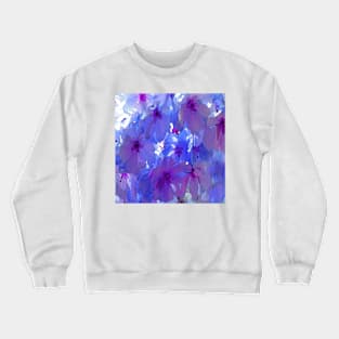 Blue Cherry Blossoms Crewneck Sweatshirt